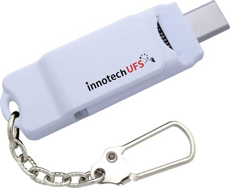 innotech UFS Card Reader (White), Micro SD / UFS Card with 